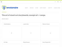 Tablet Screenshot of envisionaire.com